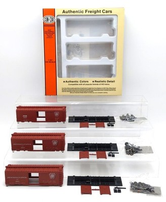 Con-Cor 01-940102 HO Scale Pennsylvania RR 40' PS-1 Box Car Kit (Pack of 3)