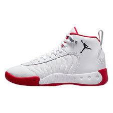 Jordan Jumpman Pro Big Kids' Shoes White/True Red/Metallic Silver/Black
