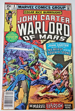 JOHN CARTER WARLORD of MARS #8 MARVEL COMICS  1978  CENTS PRISTINE CONDITION