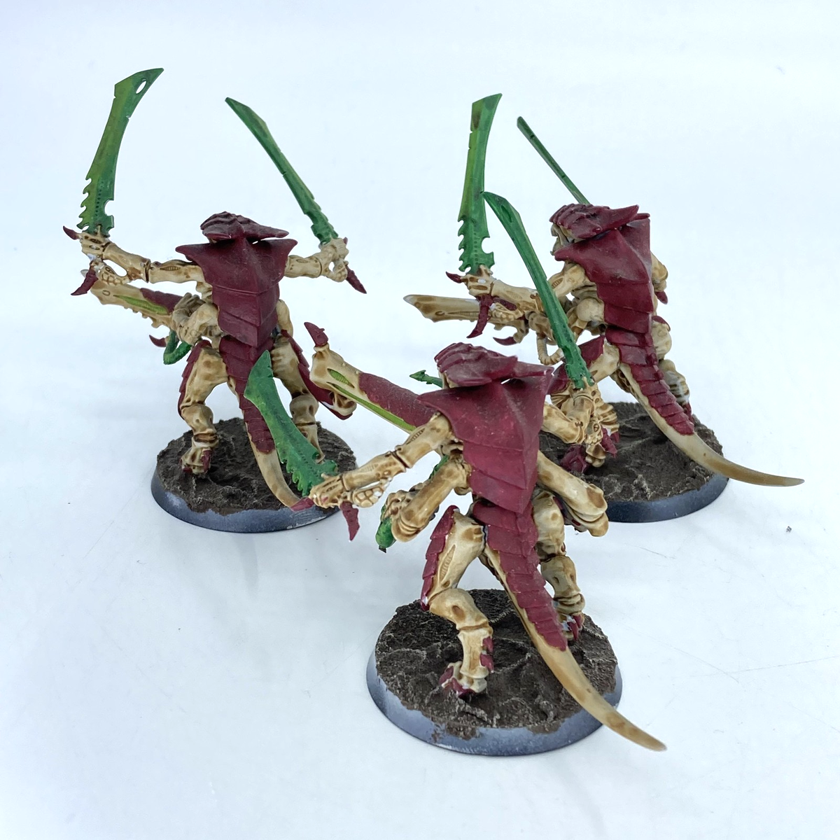 Warhammer 40k Tyranids ミニチュアセット Tyranid Warriors - Tyranids - Painted Warhammer 40K Games Workshop