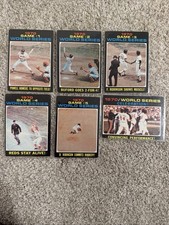 1971 Topps 1970 World Series Reds Baltimore Orioles 6 Card Lot Robinson Gibson