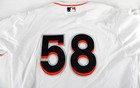 2012-18 Miami Marlins #58 Game Used White Jersey 46 763 — photo 8