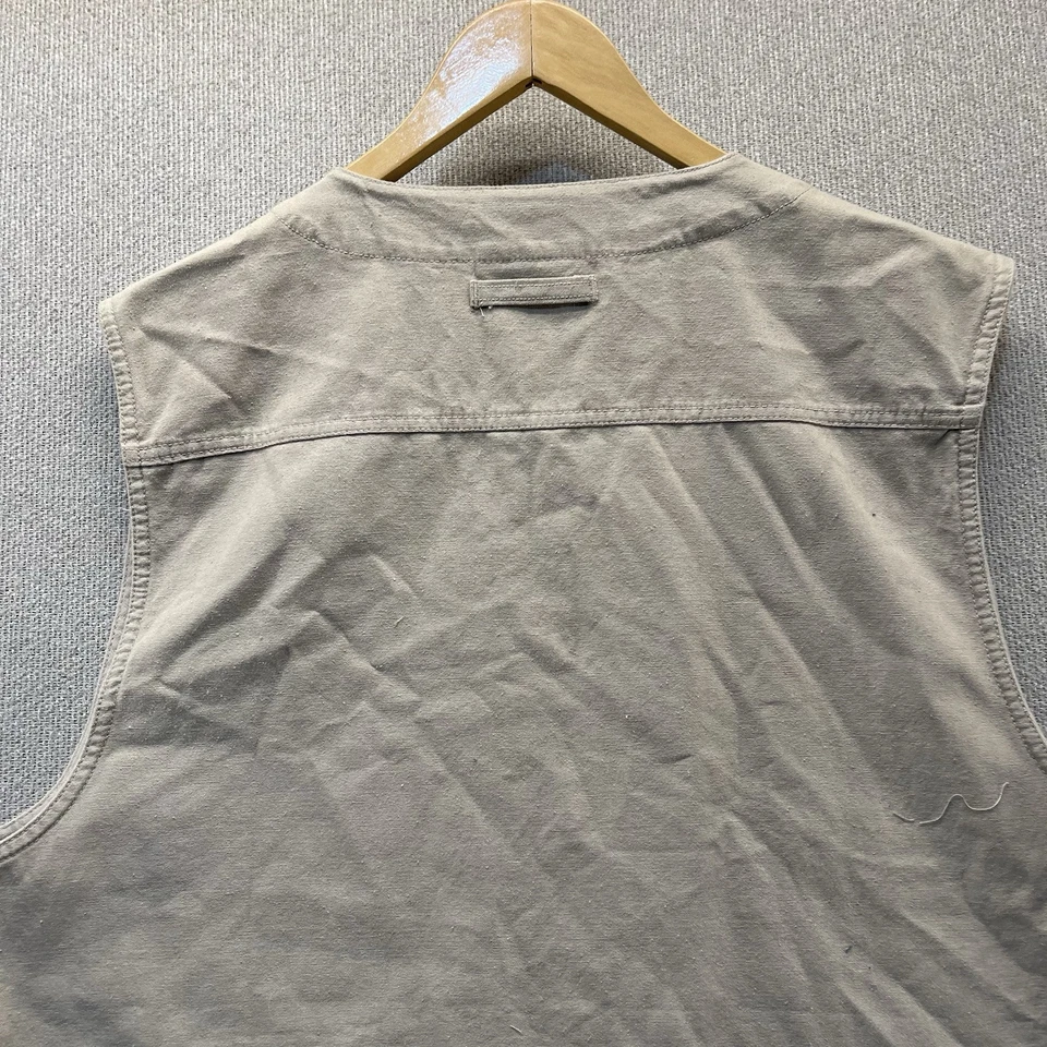 VTG PB & Co Vest Mens XL Khaki Utility Hiking Camping Fishing Hunting Tan NWT - Image 4 of 4