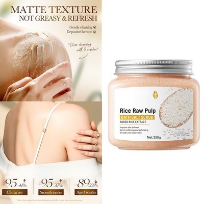 1 Stück Peeling Aus Rohem Reismehl Für Die Hautpflege Körperpeeling 350 G