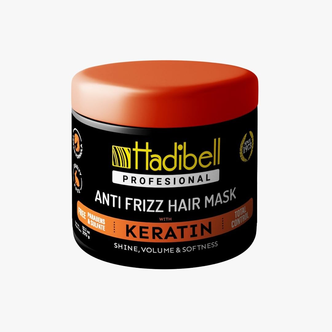 Hair Mask with Keratin – Deep Hair Care Treatment for Damaged Hair – Boosts H...-image