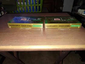 2 Nintendo Game & Watch The Legend of Zelda Handheld Systems Color Screen Sealed