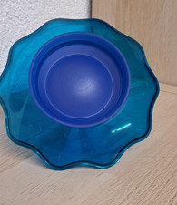 Tupperware "Eleganzia Diamant Dose", Blau, Schmuckdose/Bonbonniere, Retro-Design