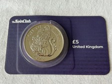The Lion of England UK £5 Five Pounds Coin 2022 Elizabeth II Era Uncertified