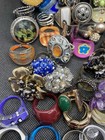 Lot Of Broken Junk Craft  Costume Rings 2 Lbs Lot #778G — photo 10