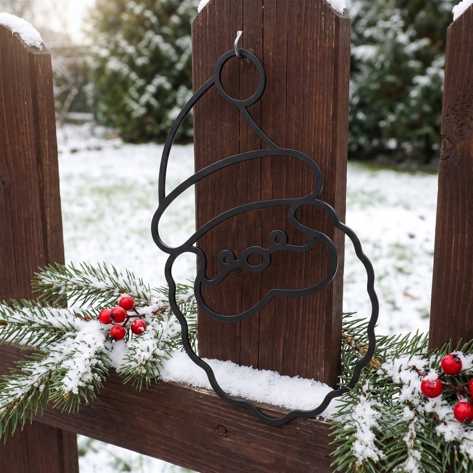 Wire Frame Props Santa Claus Metal Wire Frame for Decor, Christmas Wreath Form | eBay UK