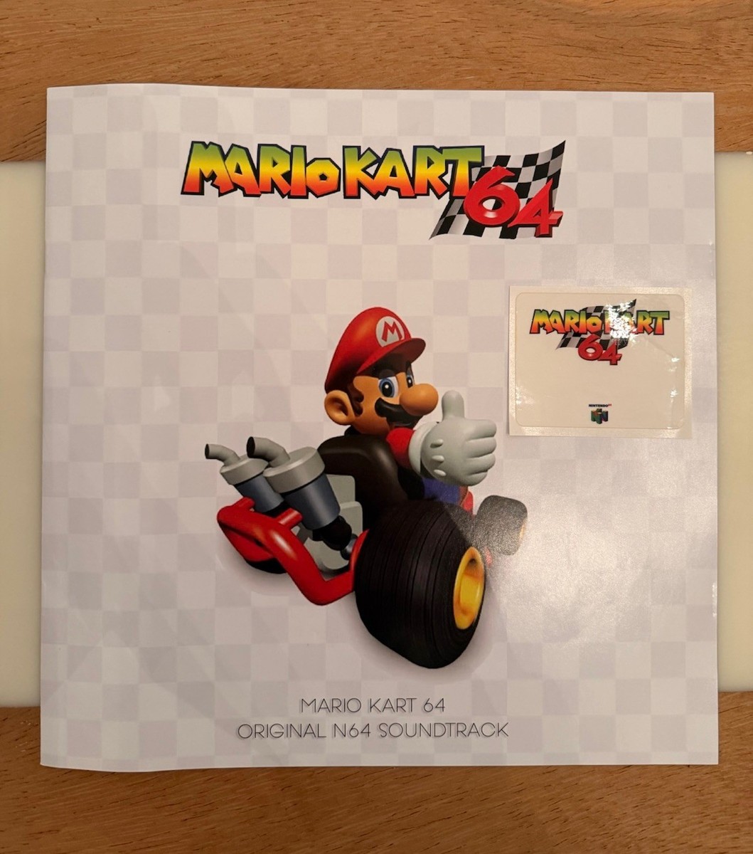 マリオカート64 vinyl Mario Kart 64 Vinyl LP Black Vinyl 2D Ninja 2DNR006 NOT MOONSHAKE