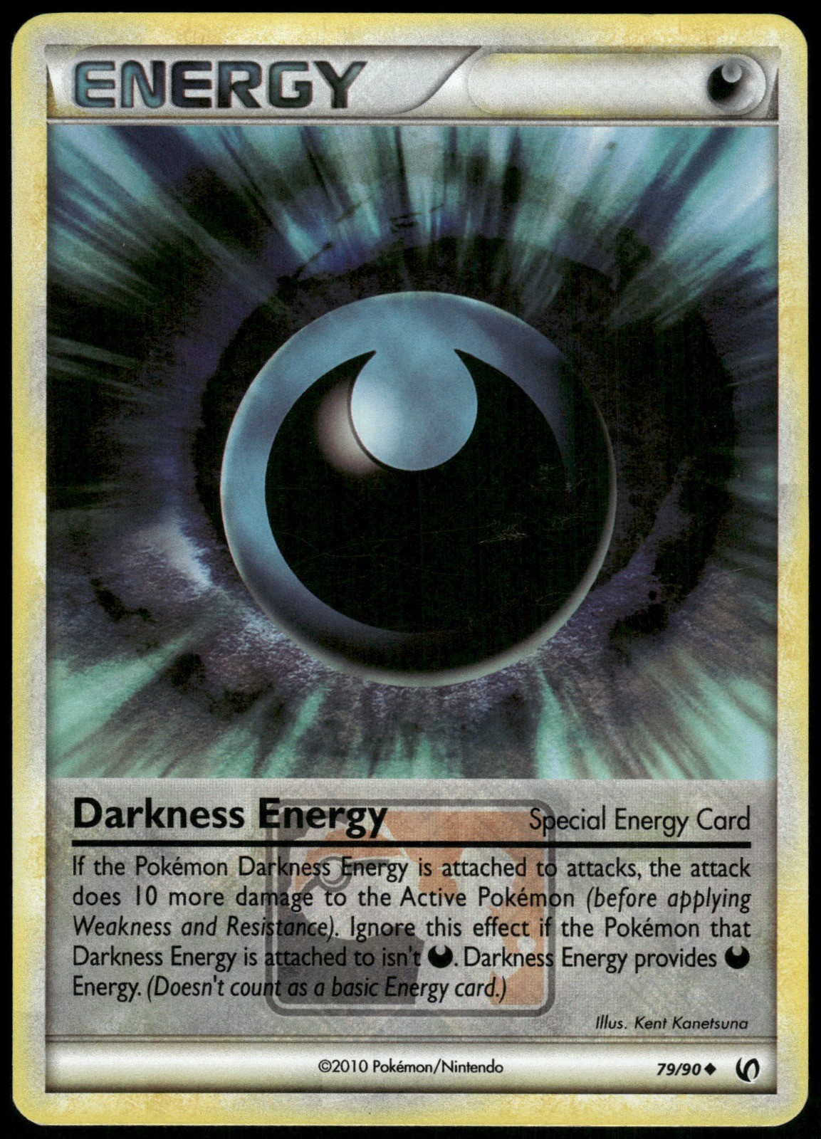Pokemon Darkness Energy League Promo 79/90 NM Reverse Holo