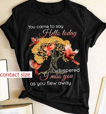 Northern Cardinal Golden Tree � You came to say hello today i whispered i mis...
