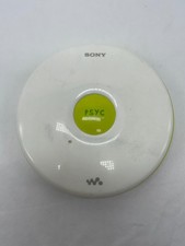 Sony Psyc CD Walkman D-EJ010 Lime Green/White Portable Player - FOR PARTS