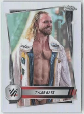 Tyler Bate 2025 Topps Chrome WWE Refractor #157