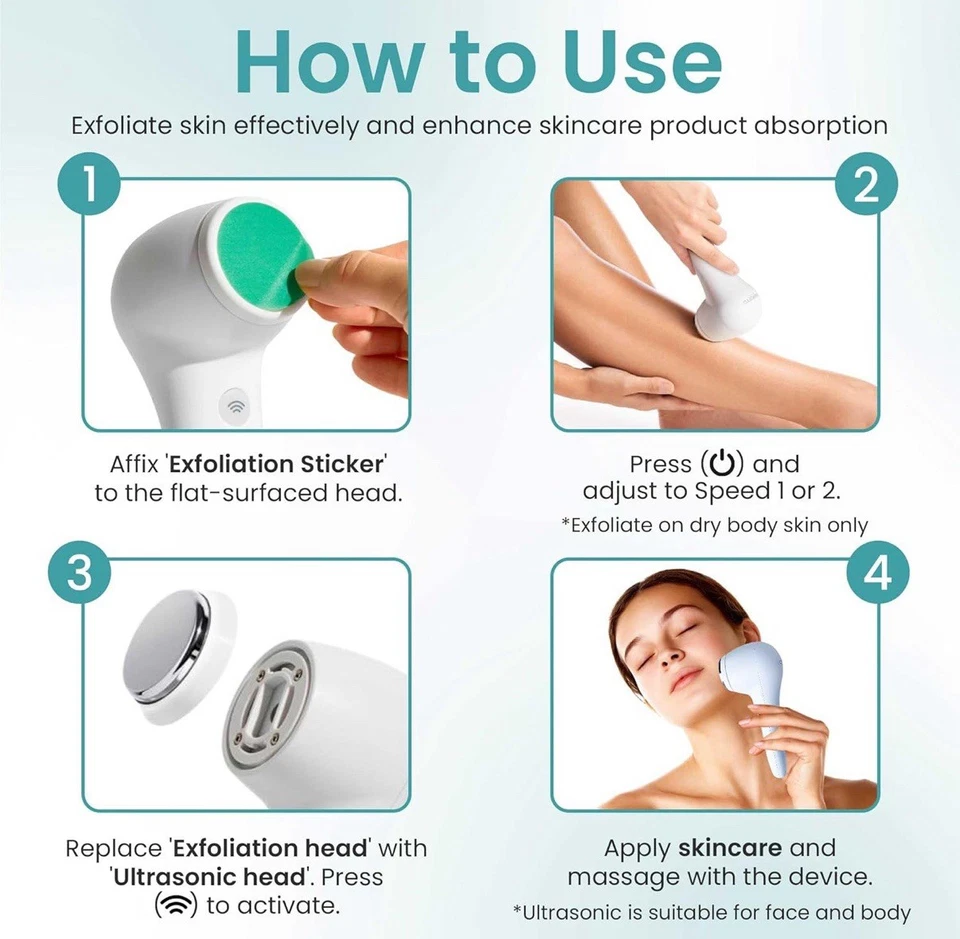 🔥🔥 2 In 1 Microdermabrasion & Micro-Vibration Beauty Tool Facial Scrubber 🔥🔥 - Image 3 of 3