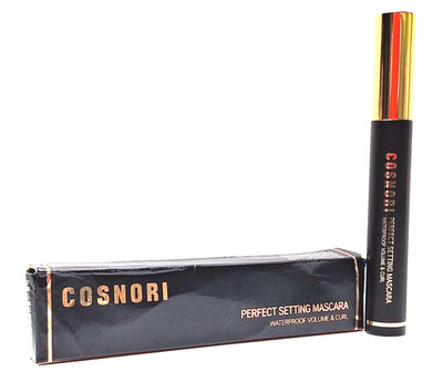 Cosnori Perfect Setting Waterproof Mascara 01 Glam Black 0.24oz NEW K-Beauty Eye