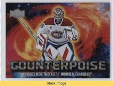 2024-25 Skybox Metal Universe Counterpoise Samuel Montembeault #23CT READ 2fn