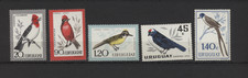 s54319 URUGUAY MNH** 1962 Oiseaux 5 valeurs