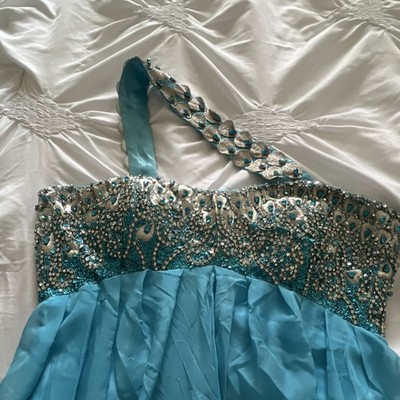 Bicici Blue Sleeveless Beaded Bodice Formal Dress Size L Style 1336 | eBay Bicici Blue Sleeveless Beaded Bodice Formal Dress Size L Style 1336 | eBay