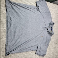 Polo Ralph Lauren Polo Shirt Mens Big 2X Gray Pony Logo Short Sleeve Casual