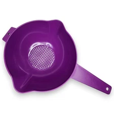 Tupperware 2 Qt. Large Colander Strainer Classic Purple NEW!