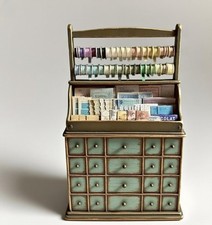 Puzzle scala 1:12 casa delle bambole miniatura filo bobina armadio porta nastro