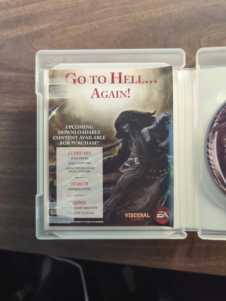 Dantes Inferno Divine Edition PS3 PlayStation 3 Completo En Caja Original Foto 3 de 4