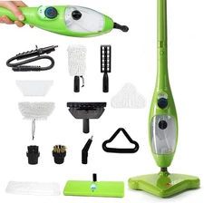 H20 Mop X5 Steam Mop & Large Mop Head - 11pc