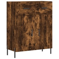 Sideboard RäUchereiche 69,5X34X90 Cm Holzwerkstoff