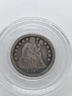1846 10C  - Liberty Seated Dime - F+