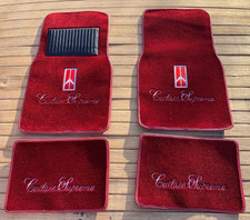 Fit For Oldsmobile Cutlass Supreme Floor Mat Mats Carpet - Burgundy - 4 Pcs Fit For Oldsmobile Cutlass Supreme Floor Mat Mats Carpet - Burgundy - 4 Pcs