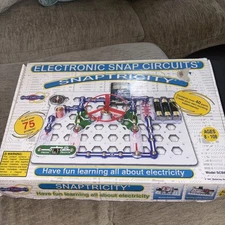 Snap Circuits Snaptricity SCBE-75 Elenco Electronics Electricity STEM Building