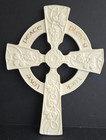 2003 ROMAN INC. TAIWAN PEACE PLENTY LOVE LUCK CELTIC WALL CROSS RR PORCELAIN — photo 1
