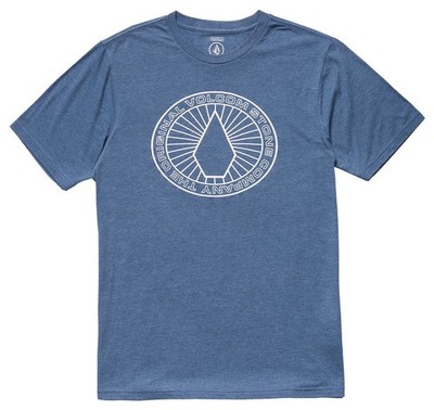 Volcom Medalist Men's Short Sleeve T-Shirt - Blueberry - New