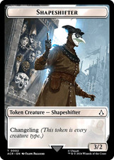 MTG Assassin Shapeshifter Double-Sided Foil Token Assassin's Creed