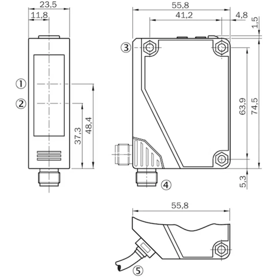 New SICK WTT280L-2P2536 6048062 WTT280L2P2536 Photoelectric Sensor Switch - Image 4 of 4