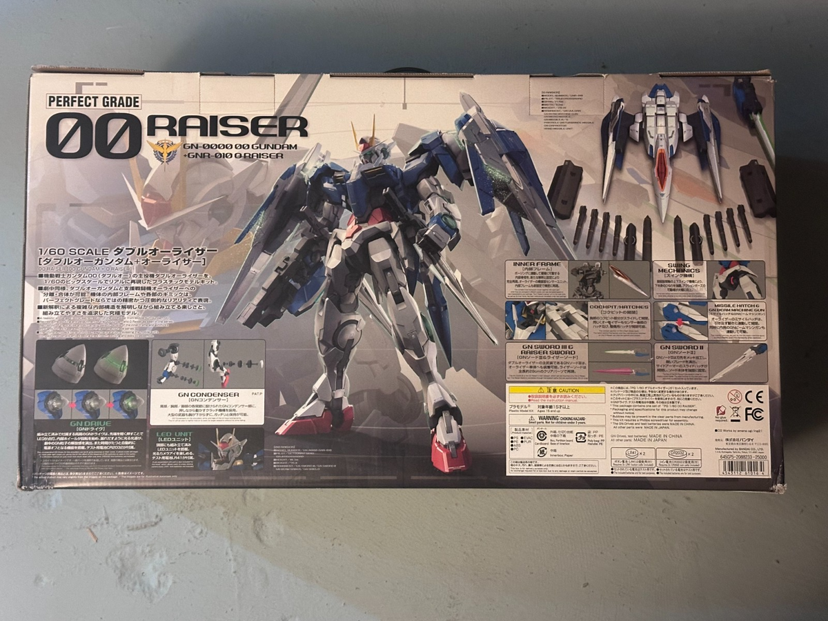 Bandai Hobby Gundam 00 Raiser Perfect Grade PG 1/60 Scale Model