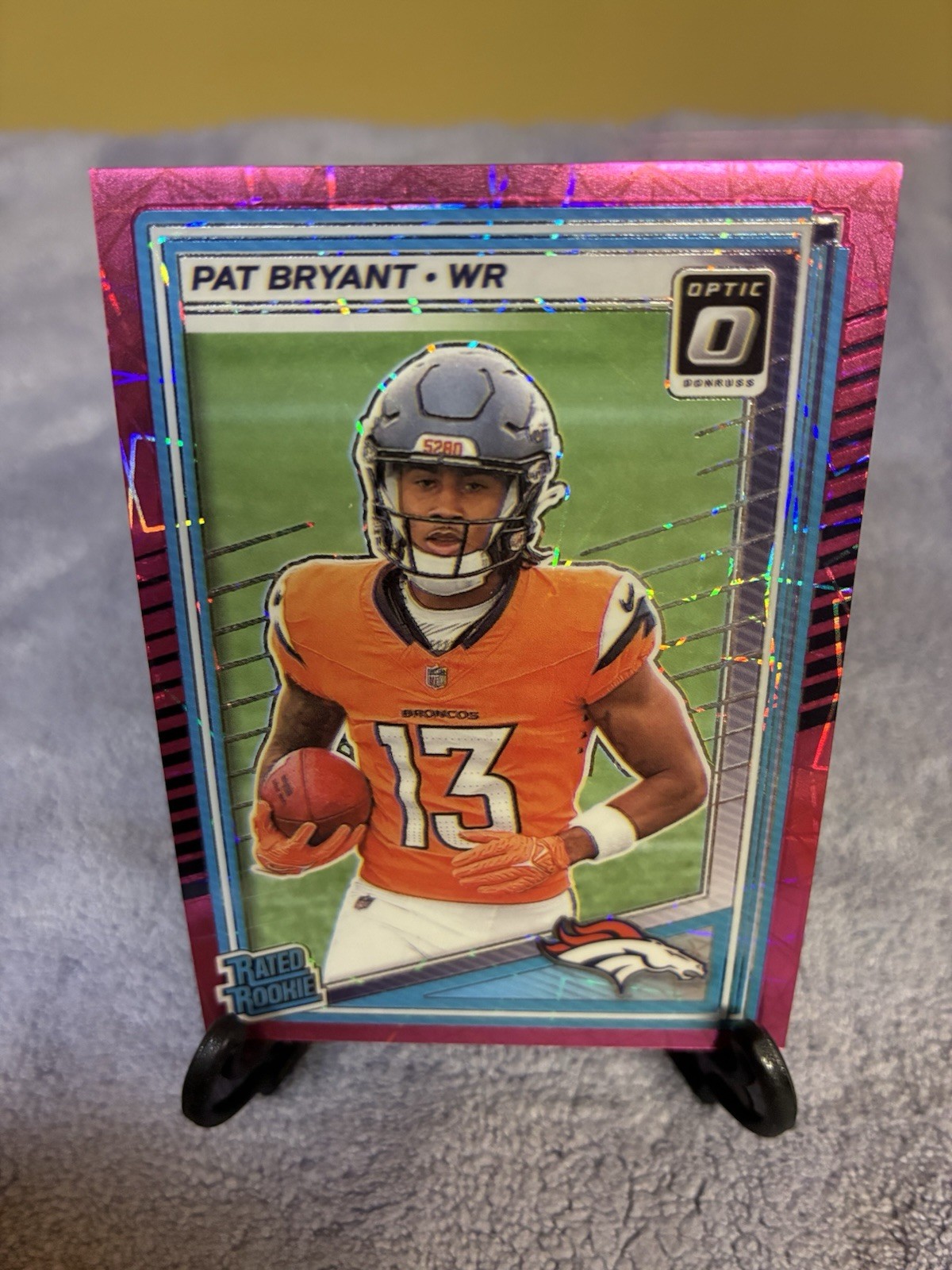 2025 Panini Donruss Optic - #215 Pat Bryant Rated Rookie Pink Velocity Prizm /99