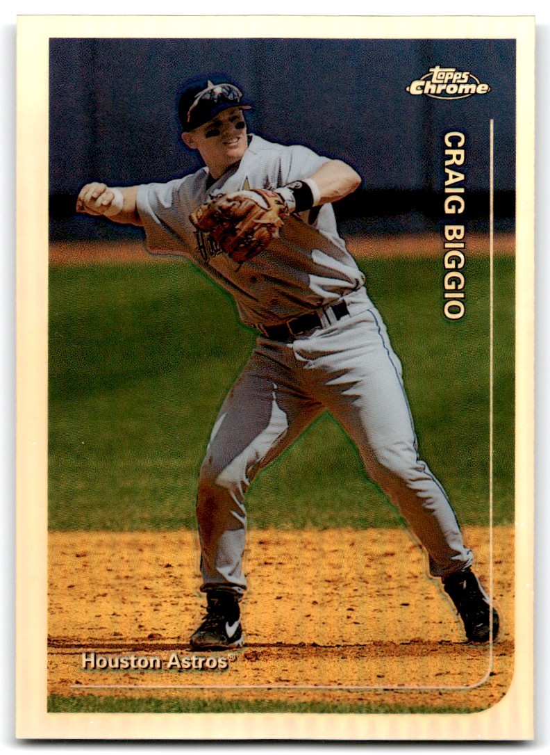 1999 Topps Chrome Refractor Craig Biggio Houston Astros #325