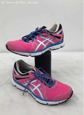 Asics T3a5q Pink Solid Athletic Shoe Women 7.5