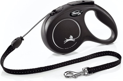 New Classic Cord Retractable Dog Leash for Medium Dogs up to 44 Lbs.   16 Ft., B