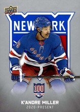 K'Andre Miller 2025-26 Upper Deck New York Rangers Centennial #94 NHL  ID:159146