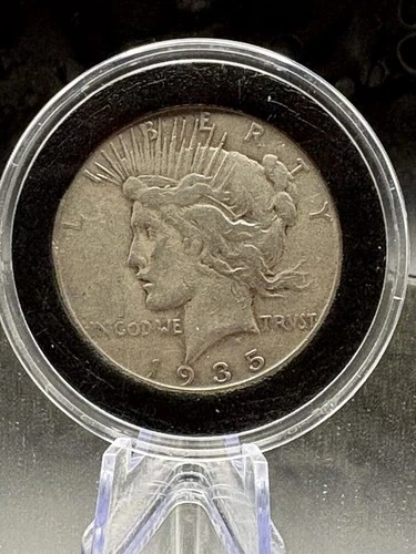 1935-S Peace Dollar San Francisco Silver $1 Coin Circulated