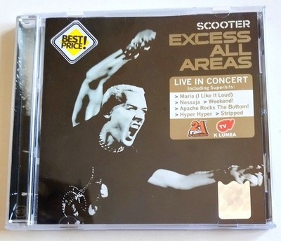 SCOOTER - EXCESS ALL AREAS - CD - Rare ROTON Romania edition 