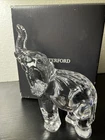 Flawless Waterford Crystal Elephant Sculpture Figurine Vintage Crystal Signed