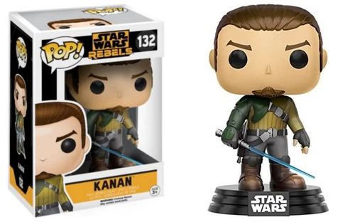Funko Pop! Vinyl: Star Wars - Kanan Jarrus Rebels #132 With Protector DAMAGED