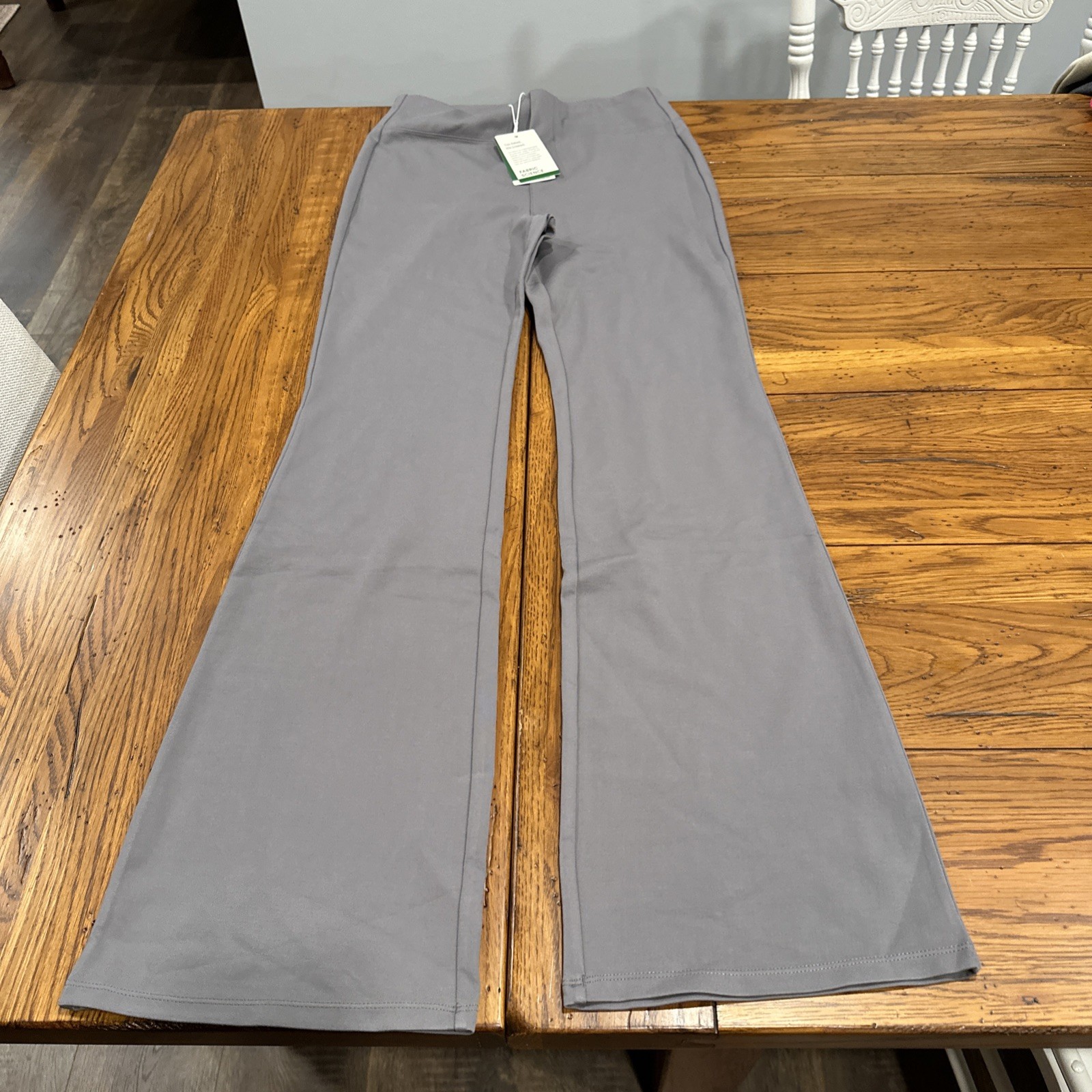 Halara High-Rise Gray Flare Leggings Stretch Pants Medium NWT