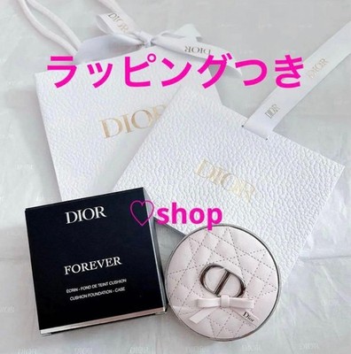 Dior Forever Cushion Case Pink Bow Cannage Ribbon Limited Design Case Only