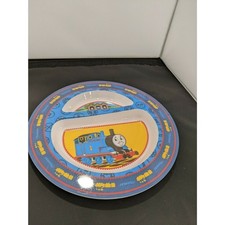 Thomas the Train Tank Engine Dinnerware Melamine Plastic Divided Plate